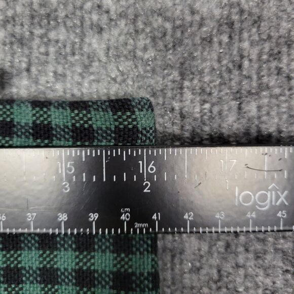 FREE PEOPLE Green Checkered Gingham Skinny Side Zip Pants SIZE 10 - Picture 4 of 10